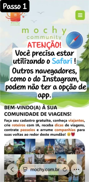 Acesse a página inicial (é esta que você já está)